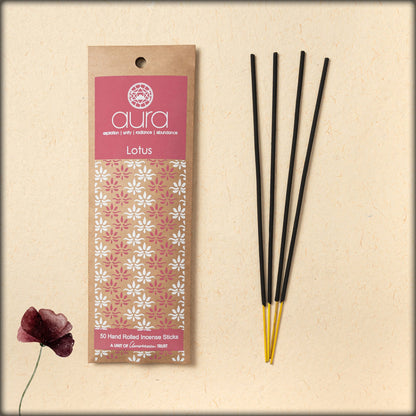 buy-now-regular-lotus-incense-sticks-natural-fragrance-madeup-with-wood-powder-perfume-bamboo sticks-at-aura-experience-store-pondicherry