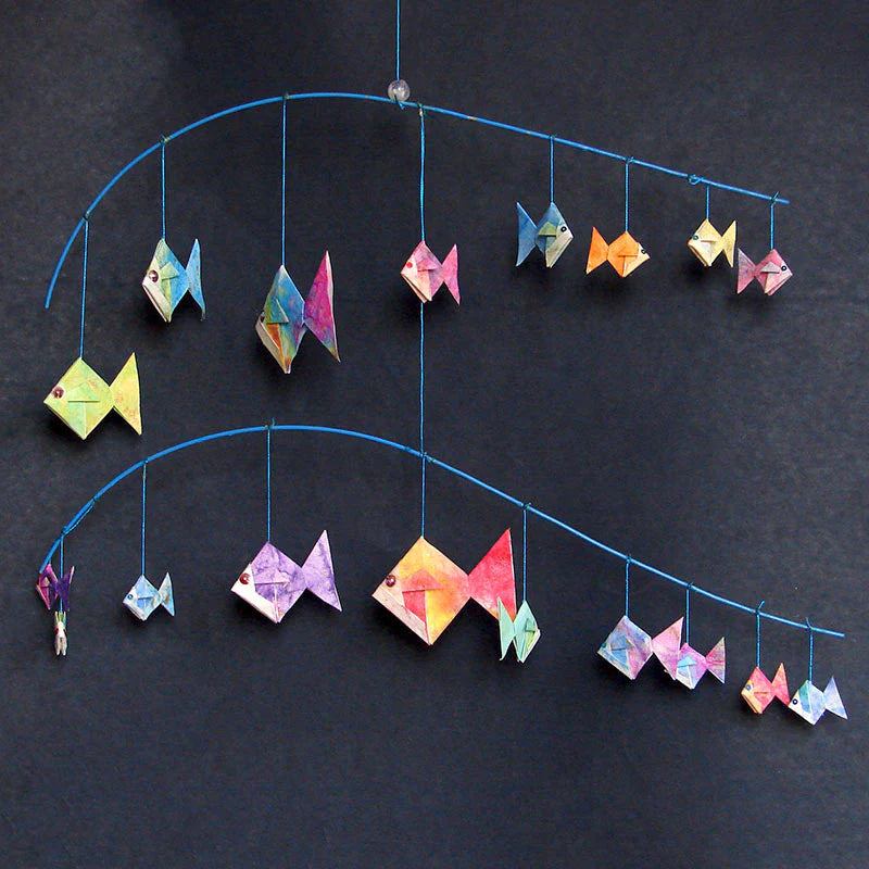 online-shopping-a-beautiful-hanging-decor-made-of-origami-fish-from-aura-experience-store-pondicherry