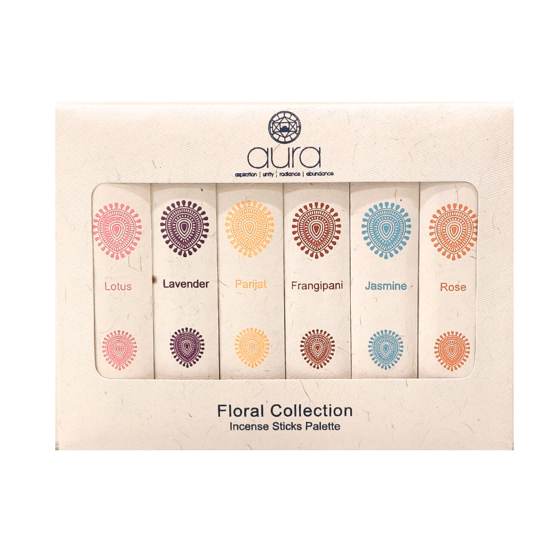 Set Of Six Incense sticks Palette - Floral Collection