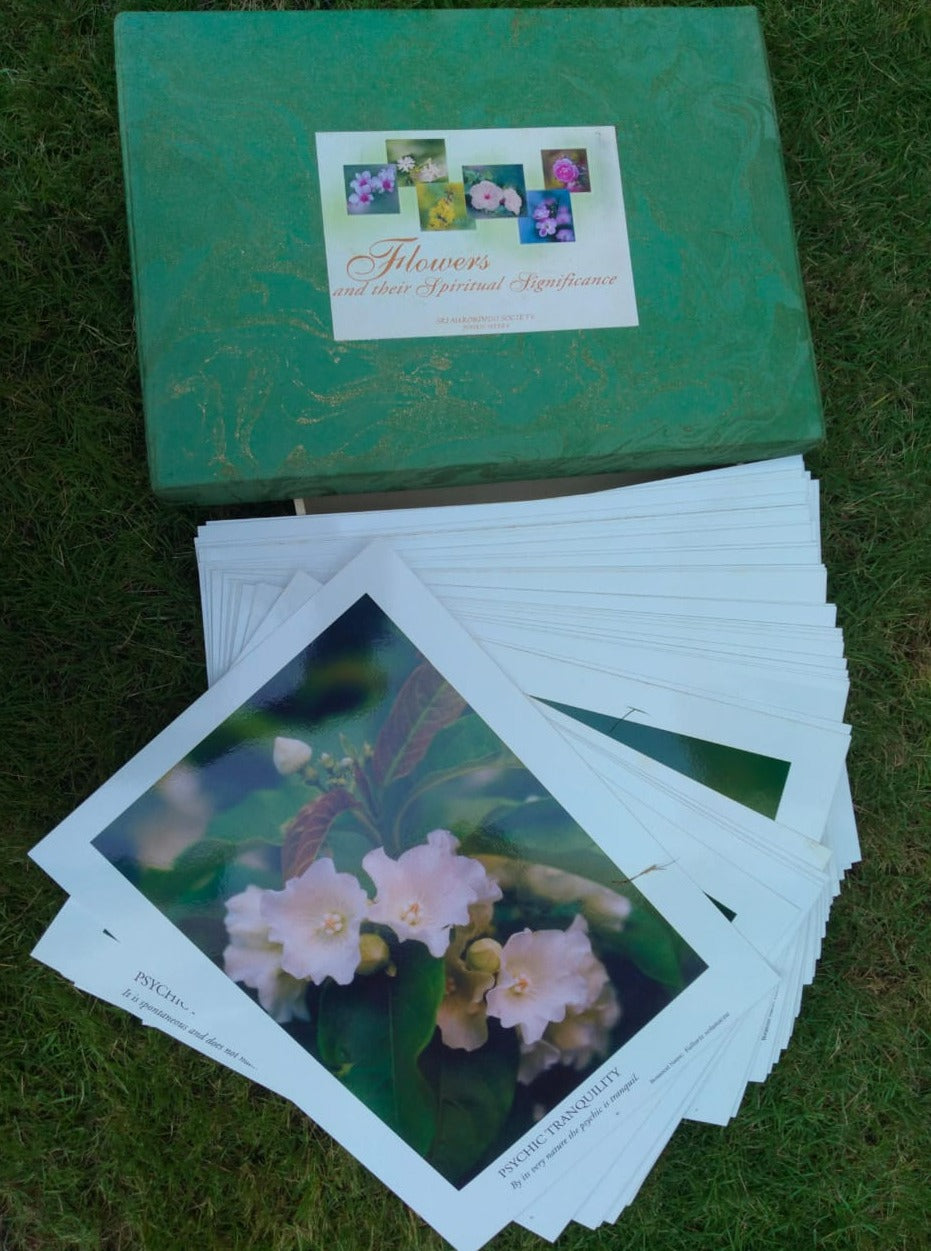 Flower Cards And Their Spiritual Significance - Set Of Sixty