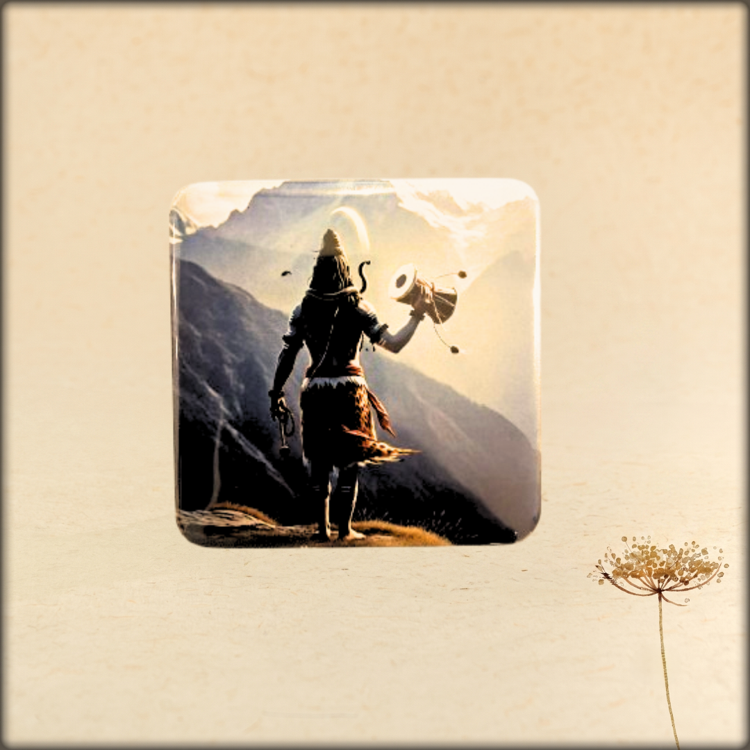 cartoon style hindu gods fridge magnet