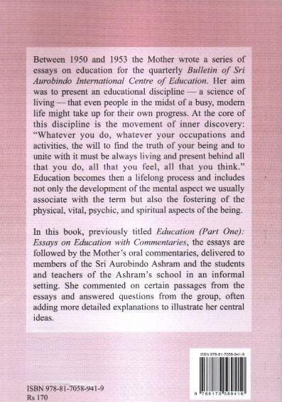 Foundations Of Education: Advice To Students And Teachers - The Mother