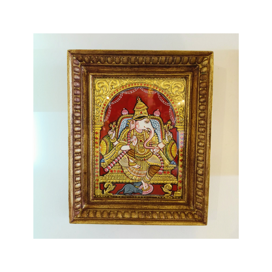 online-shopping-traditional-hand-painted-22-karat-gold-tanjore-painting-from-aura-experience-store-pondicherry