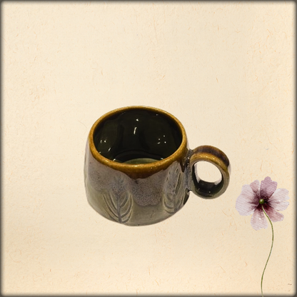aura handmade unique ceramic tea cup | artisan coffee & tea mug