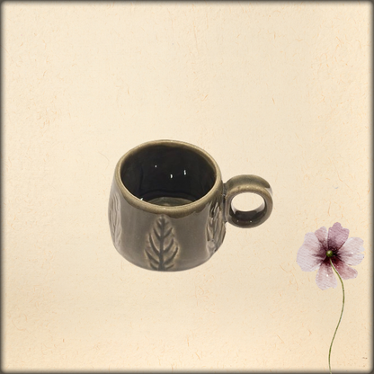 aura handmade unique ceramic tea cup | artisan coffee & tea mug