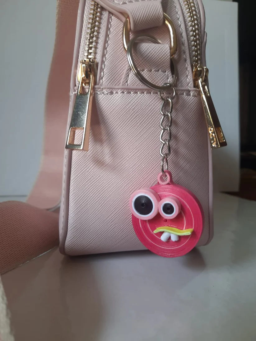 paper-quilled-cartoon-character-handcrafted-funny-face-keyring-accessorizing-bags-keys-by-aura-pondicherry-a-unit-of-auroservice-trust