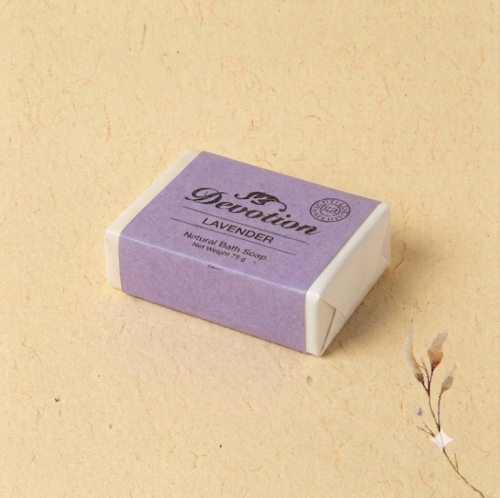 lavender natural bath soap - devotion