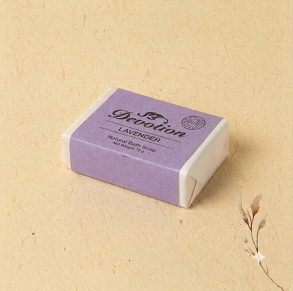 lavender natural bath soap - devotion