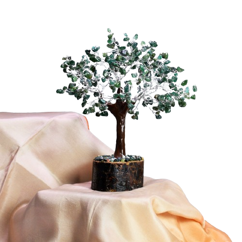 Handmade Wooden Jade crystal Tree Decor