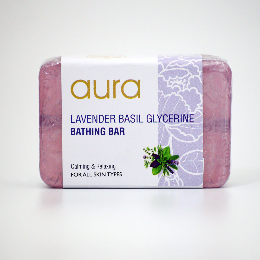 Lavender Basil Glycerine Bathing Bar