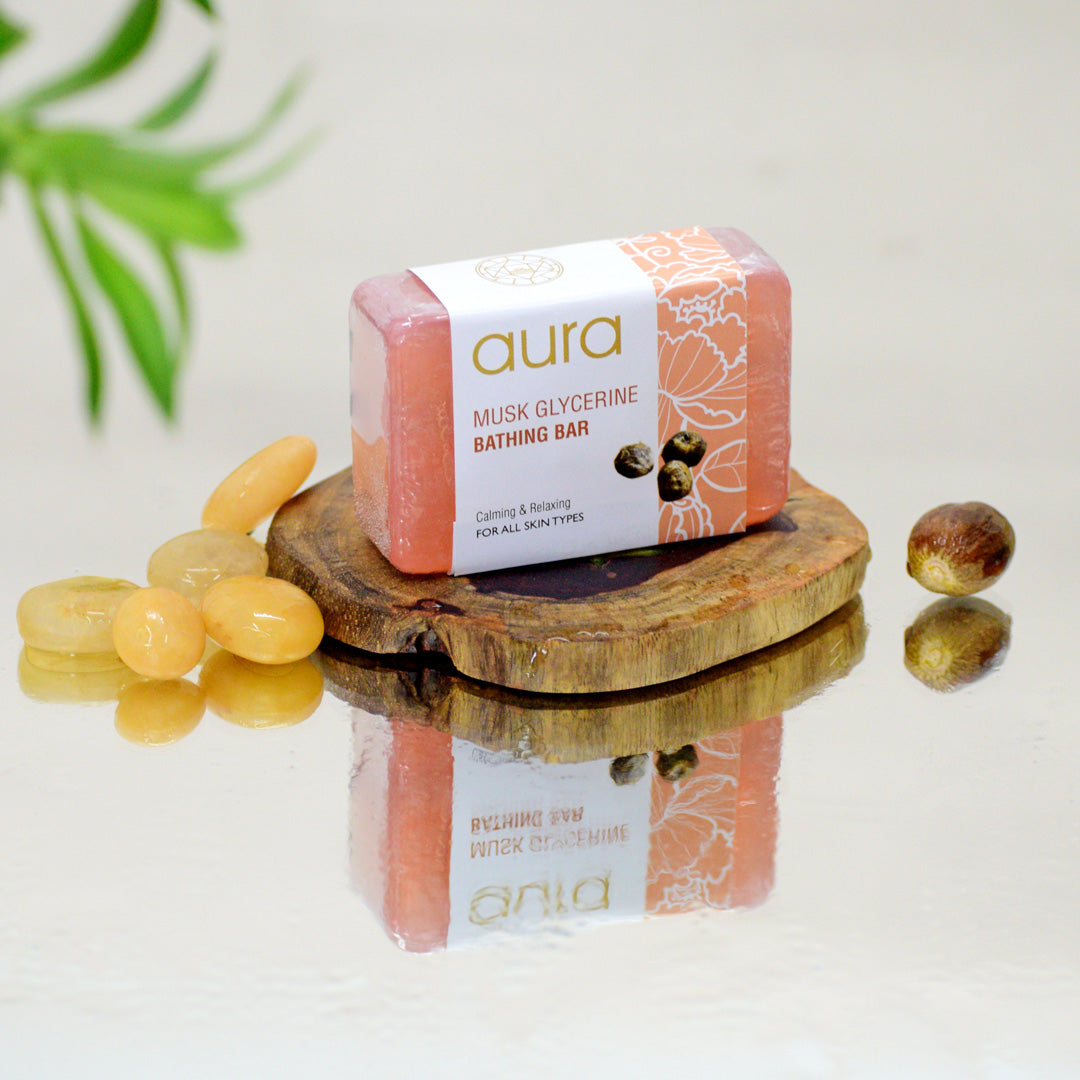 Musk Glycerin Refreshing Bathing Bar by Aura