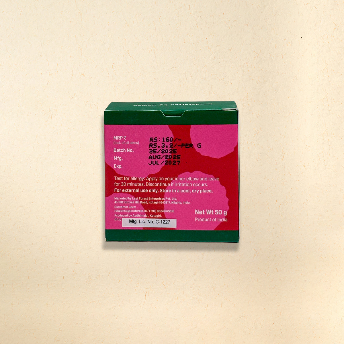 Natural beeswax soap with an artisanal handmade finish available at aura store pondicherry