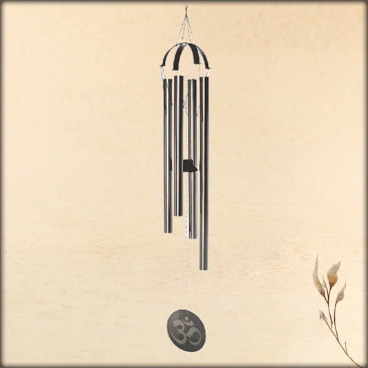 Om Wind Chime Aluminum Anodized Metal Svaram