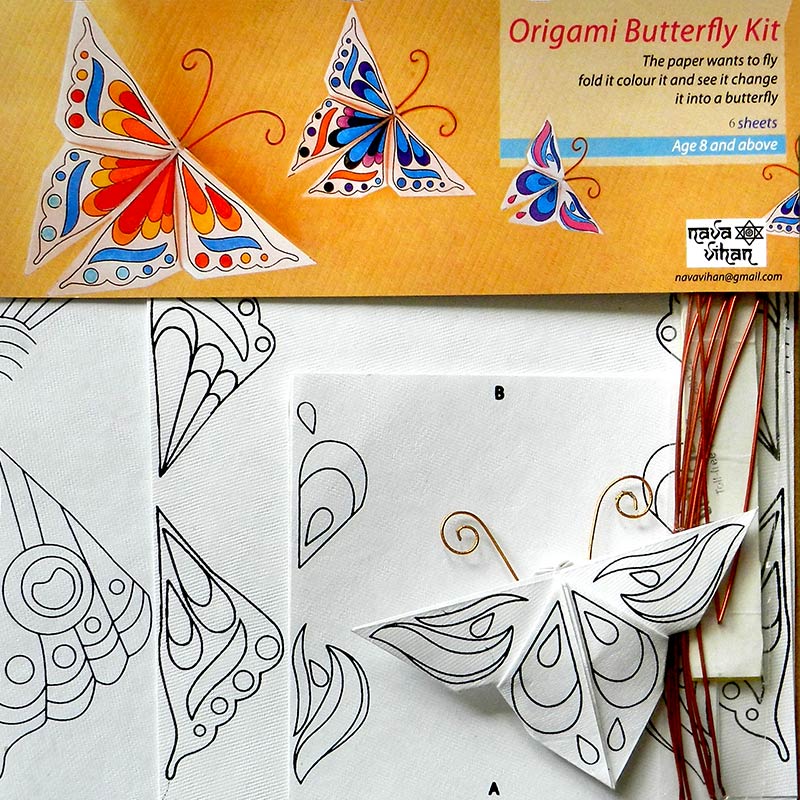 Origami Butterfly Kit - For Kids and Adults