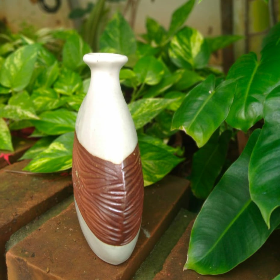 Vase Stoneware-Terracotta