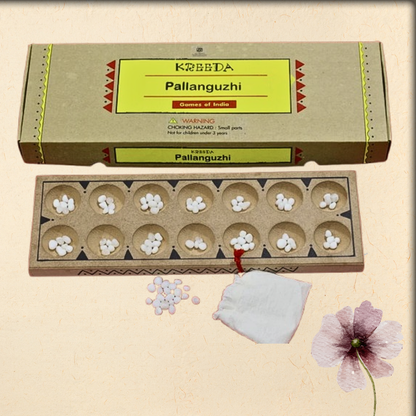 pallanguzhi - traditional 2 player board game