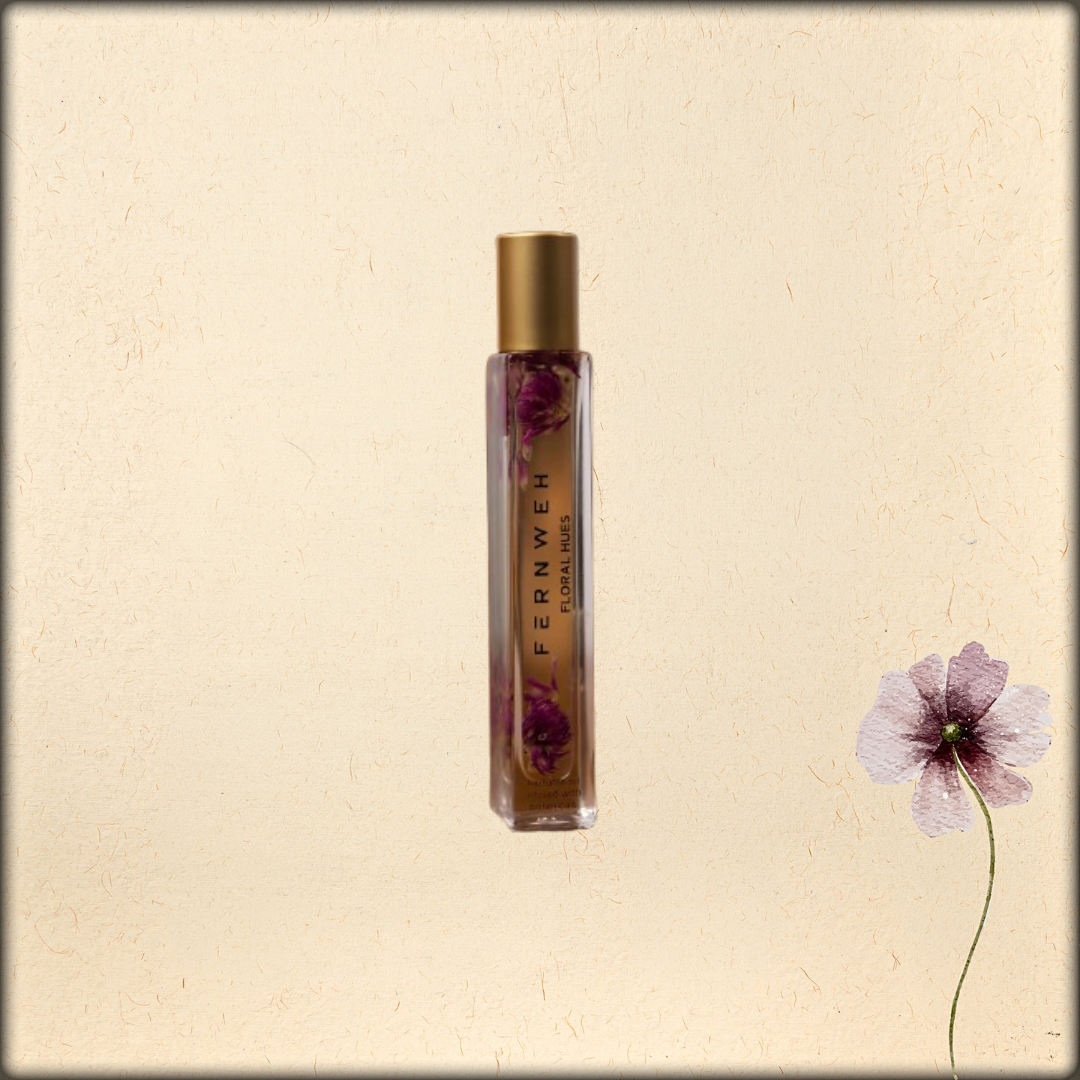 Floral Hues Perfume Oil Roll-On - Sweet Floral, Vanilla, Woody