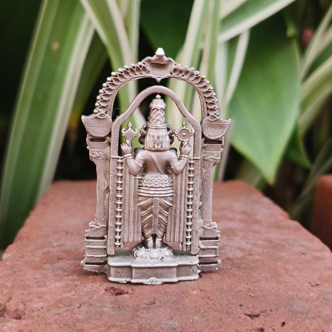 Tirupati Balaji Venkateshwara Silver Idol 5.2 cm