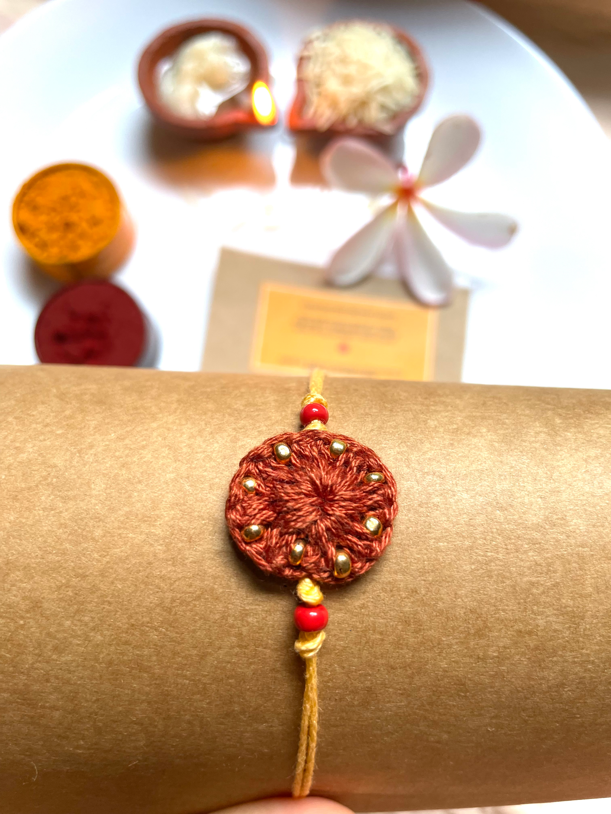 elegant-and-stylist-rakhi-crochet-thread-at-aura-puducherry