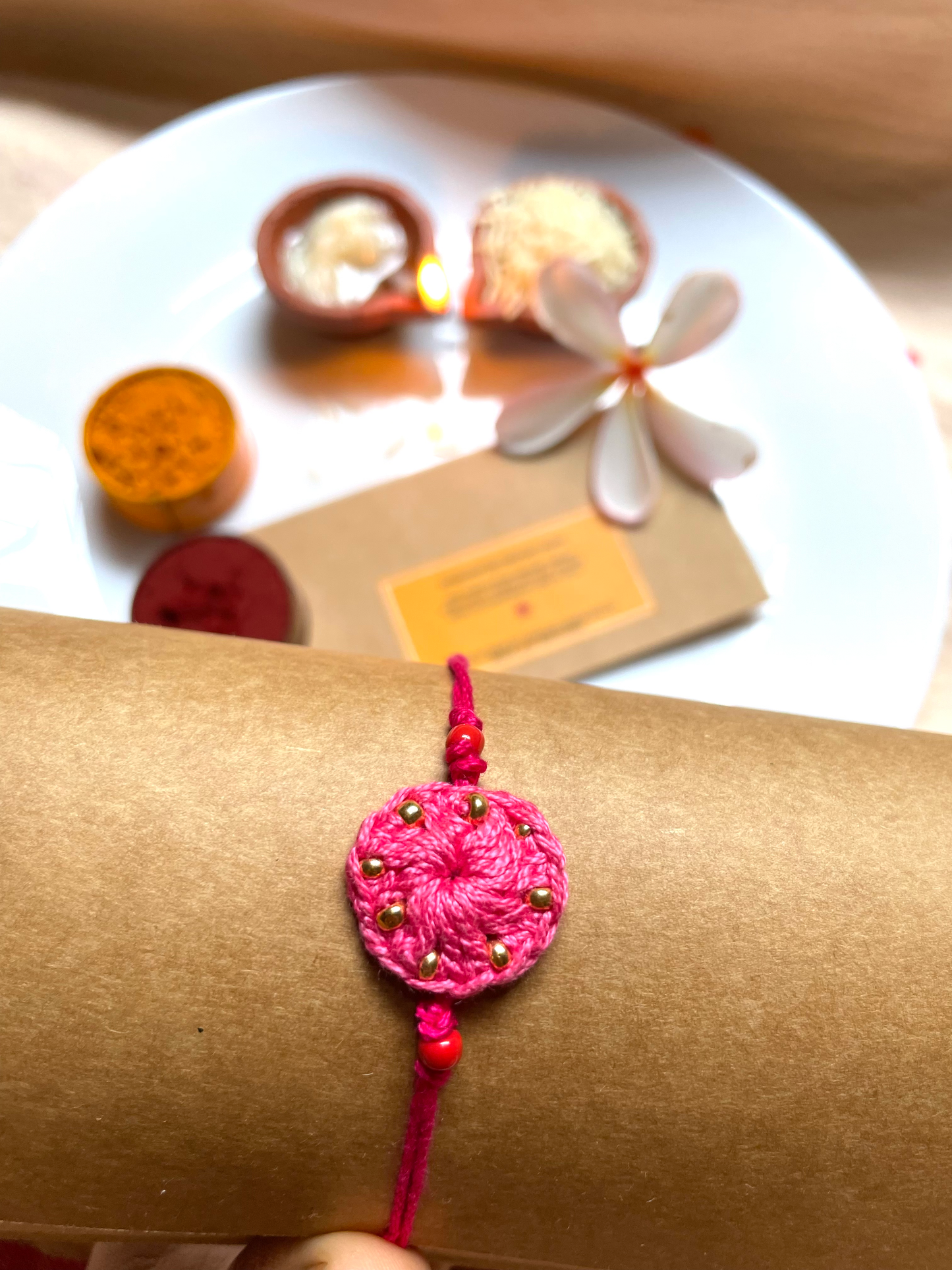 Handmade Crochet Rakhi