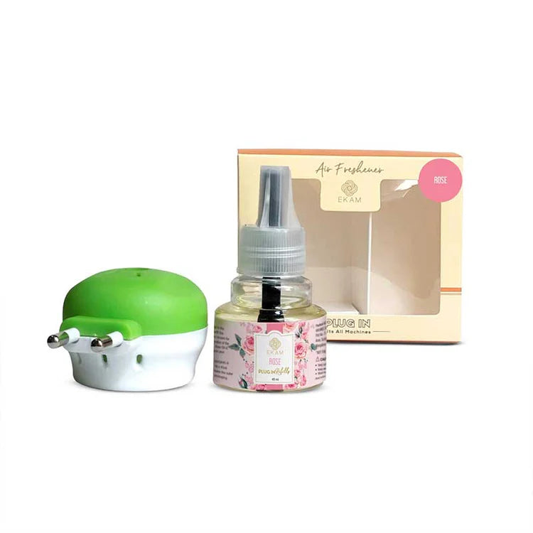 Rose Scented Plug In Air Freshener Kit