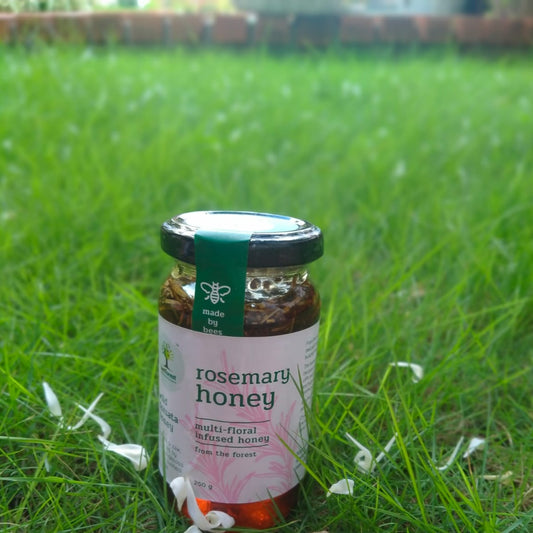 nilgiris's rosemary multi-floral infused natural honey by last forest