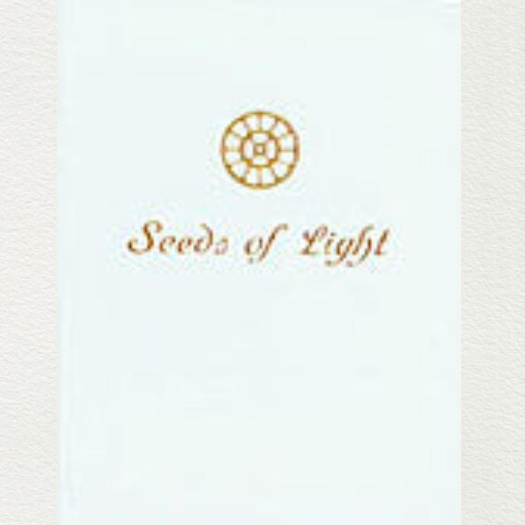 buy the mother's compilation pocket size booklet seeds of light (english) from sri aurobindo ashram pondicherry marketed by aura store