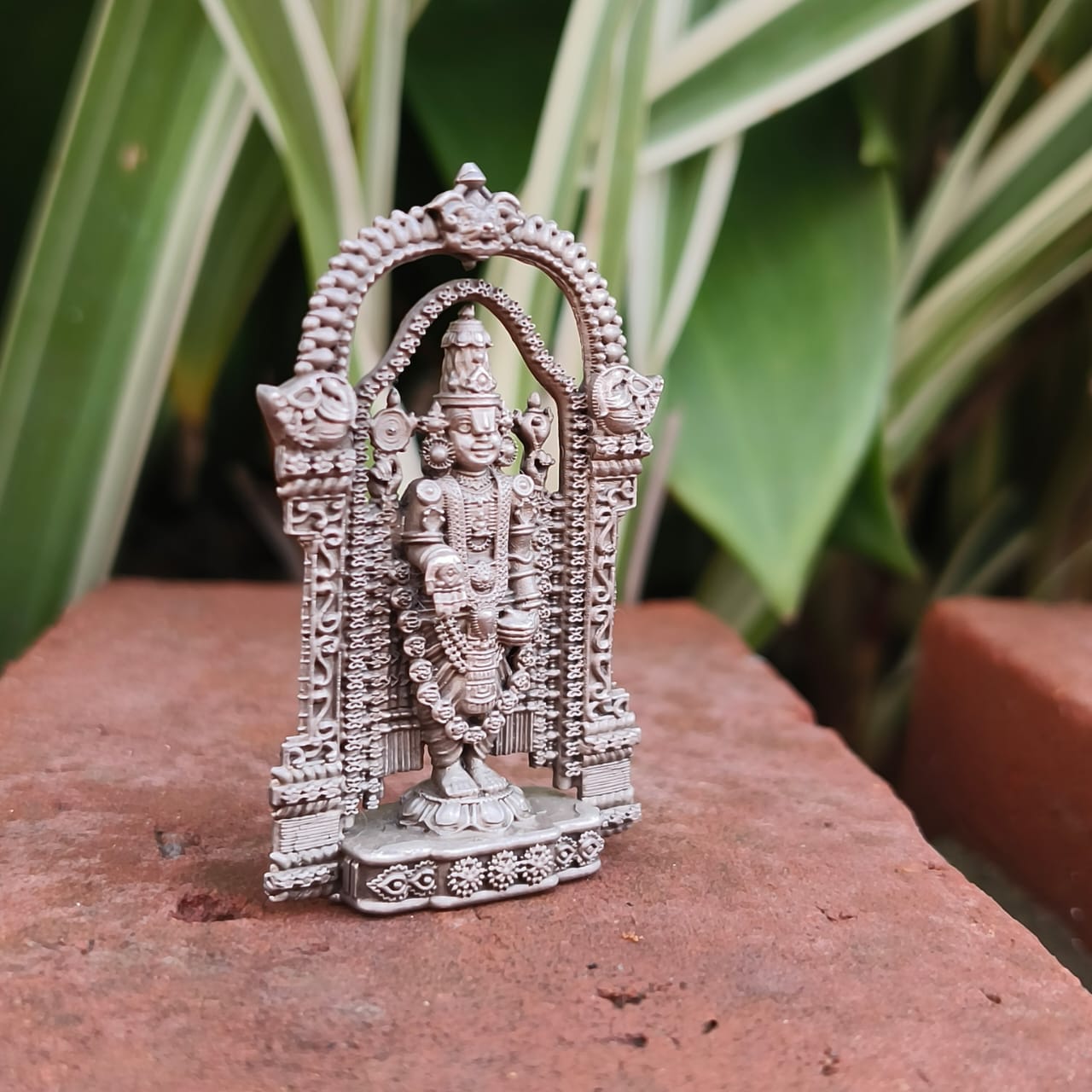 Tirupati Balaji Venkateshwara Silver Idol 5.2 cm