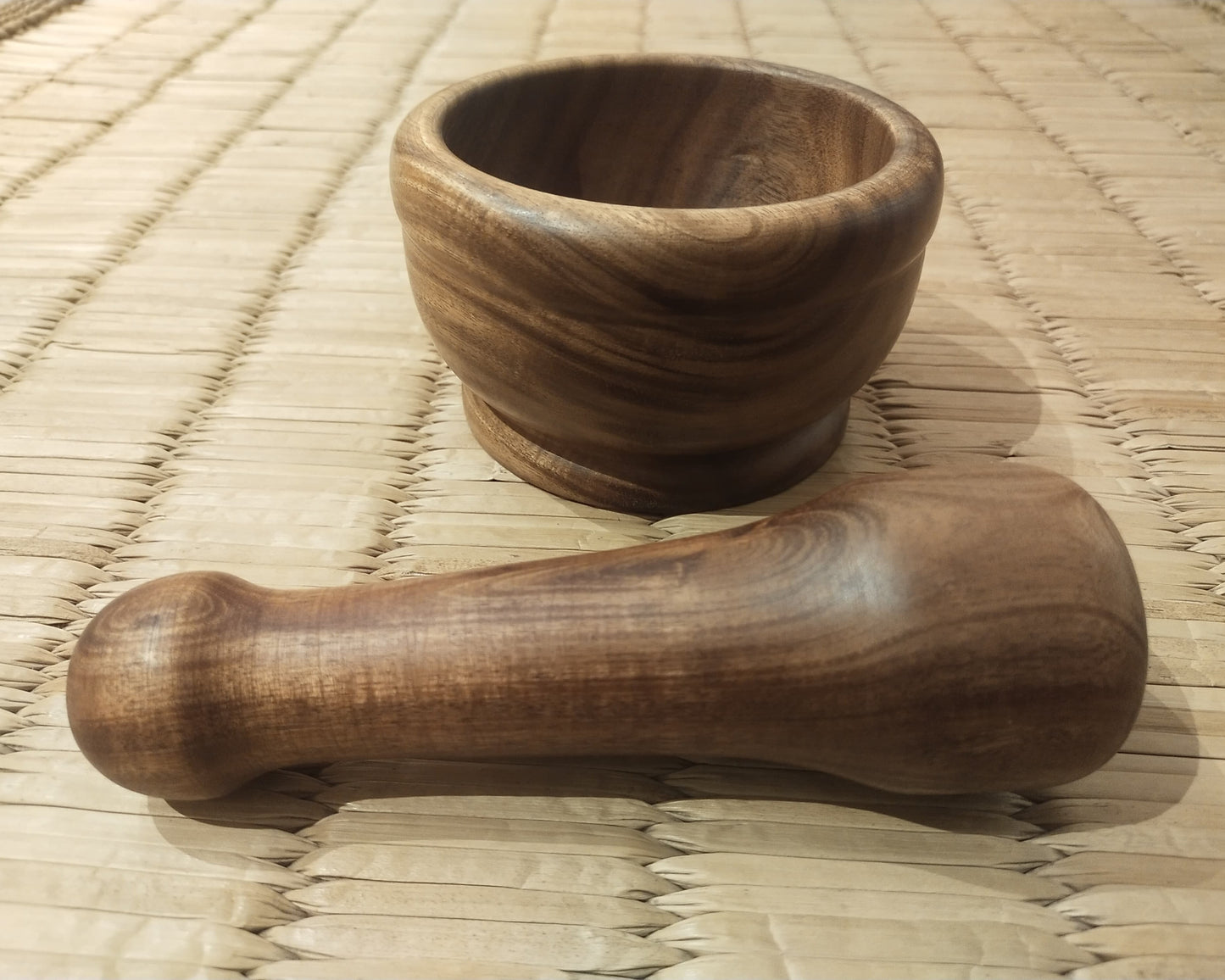 Handmade Auro Wooden Mortar Pestle Kitchen Masher