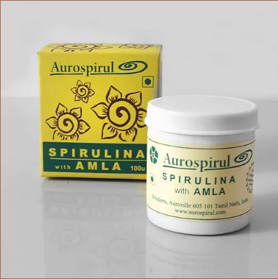 Aurospirul Sun Dried Spirulina - Amla Capsule