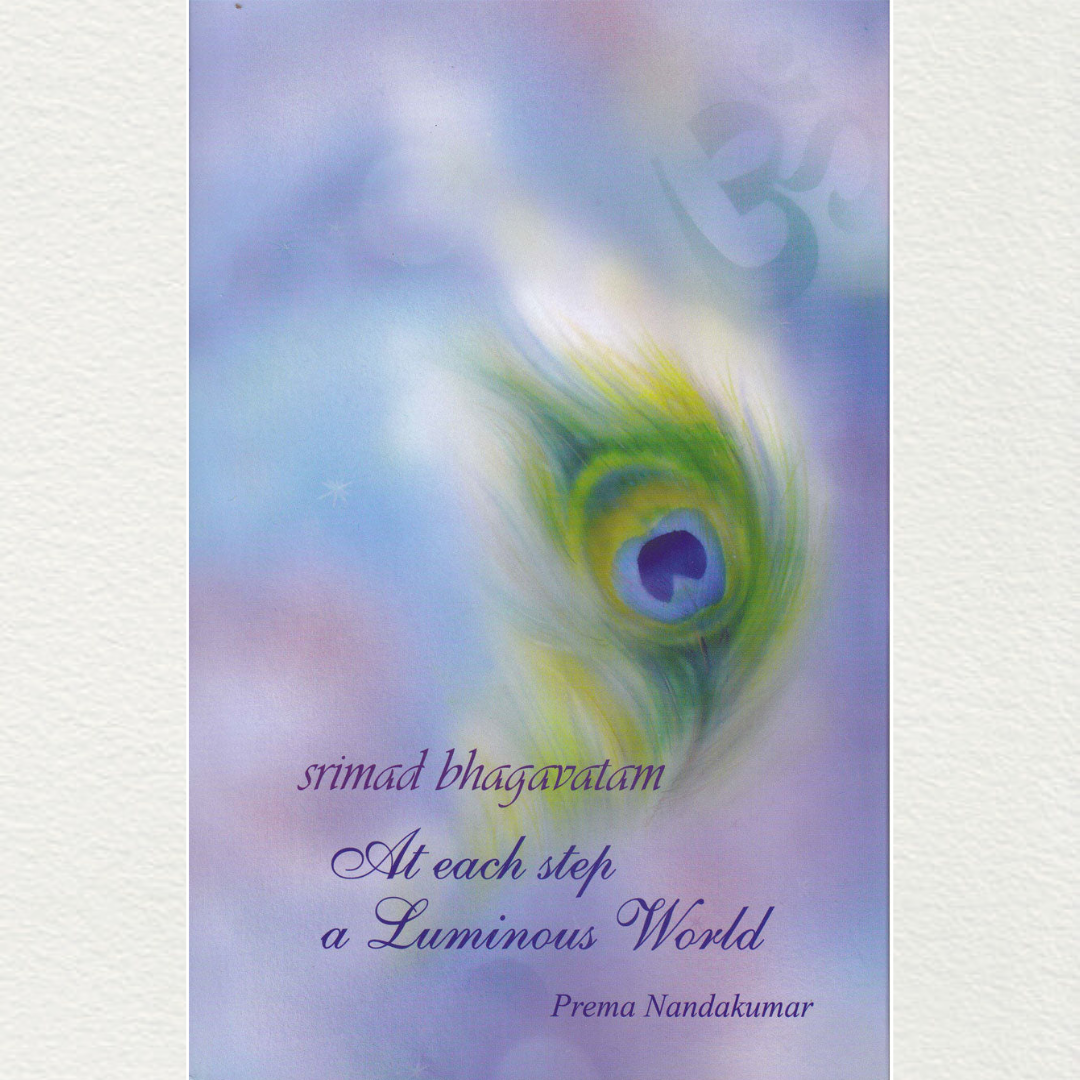 shop srimad bhagavatam at each steps to luminous world available in aura experience store puducherry