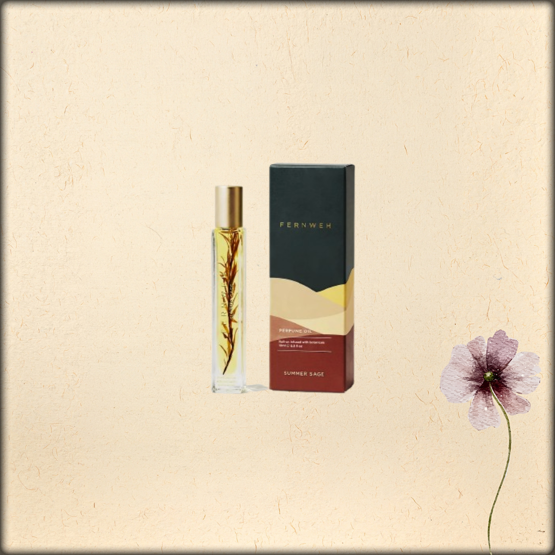 Summer Sage Perfume Oil Roll-On - Citrus, Warm, Earthy