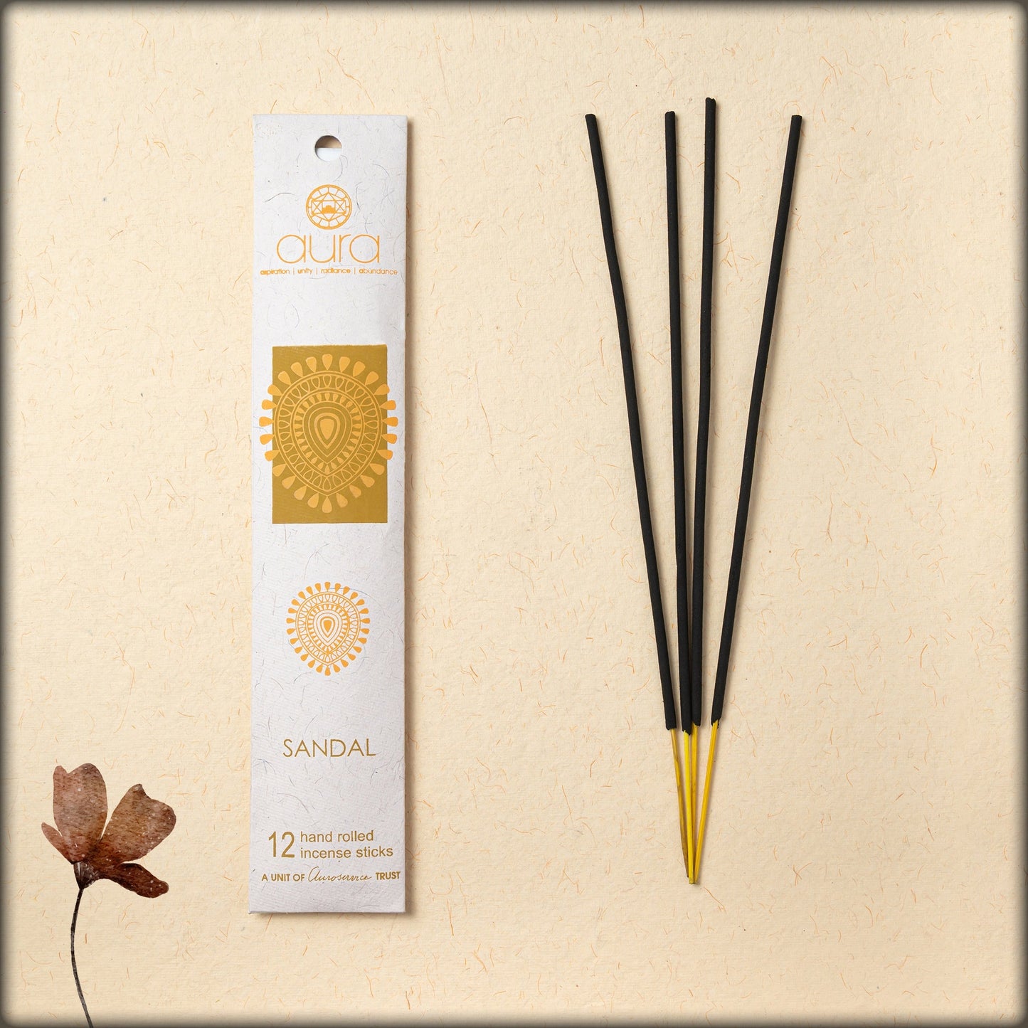 buy-now-relaxing-sandal-incense-sticks-for-home-fragrance-and -meditation-with-a-warm-woody- aroma-in-aura-store-pondicherry