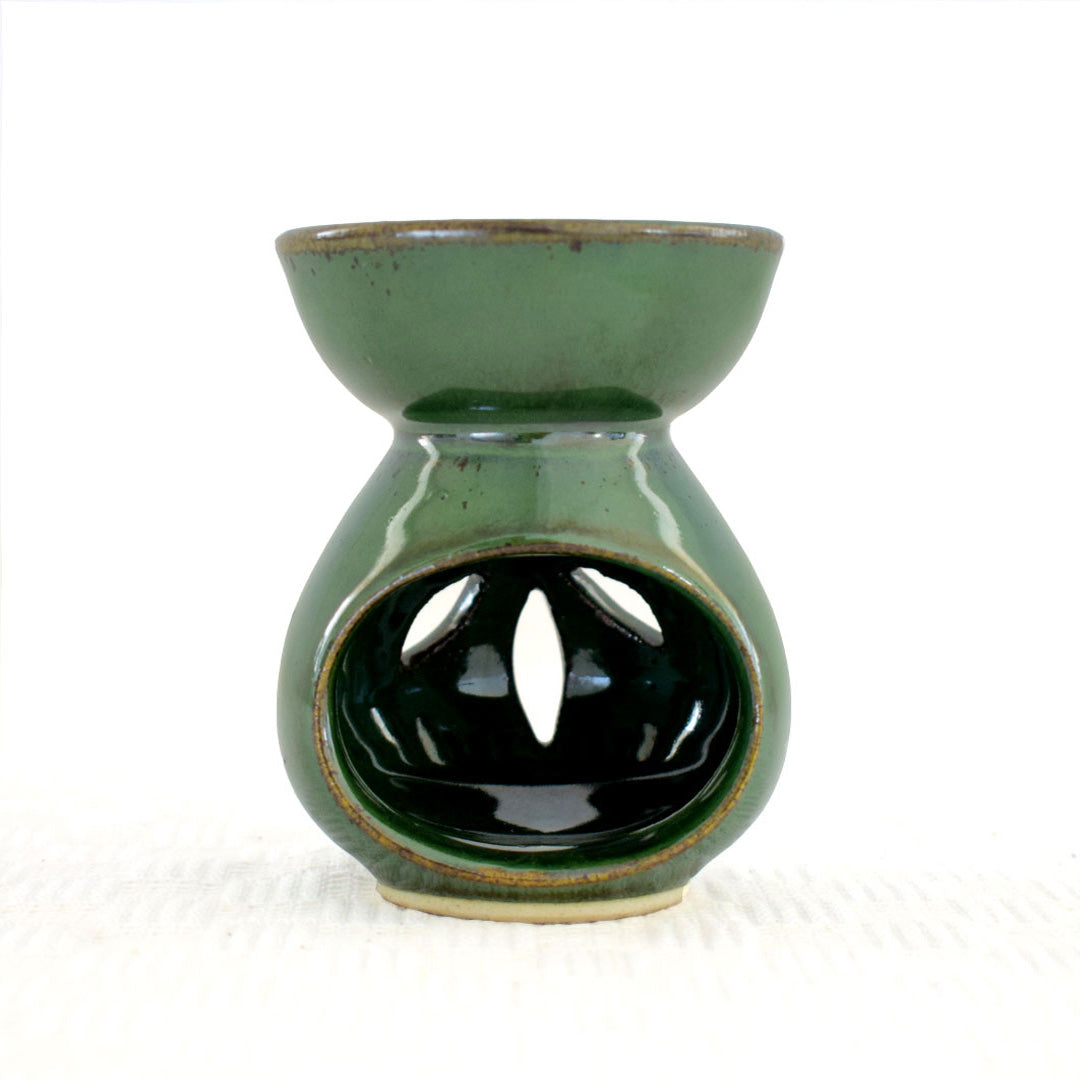 Ceramic Aroma Diffuser (small) green color