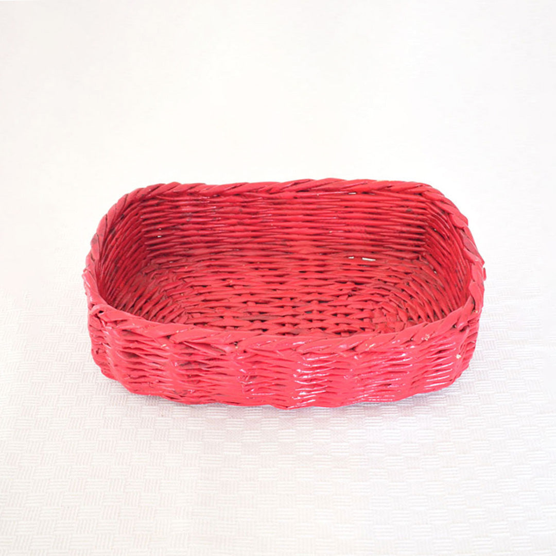 online-shopping-beautiful-red-color-eco-friendly-basket-to-store-in-aura-store-pondicherry