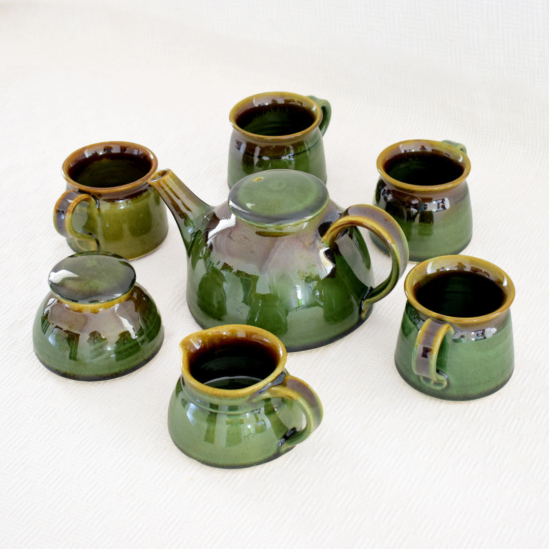 ceramic tea pot set product collection photo