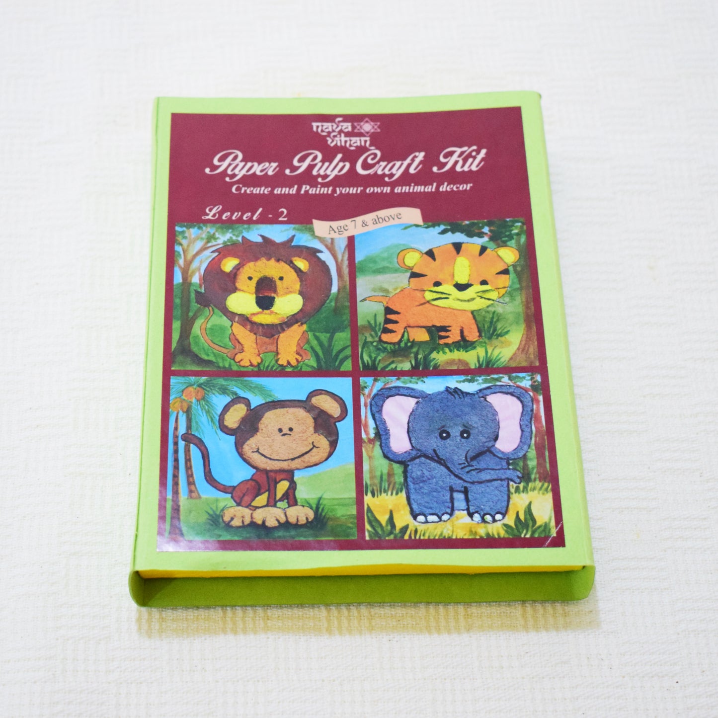 Paper Pulp Craft Kit - box and contents - 3