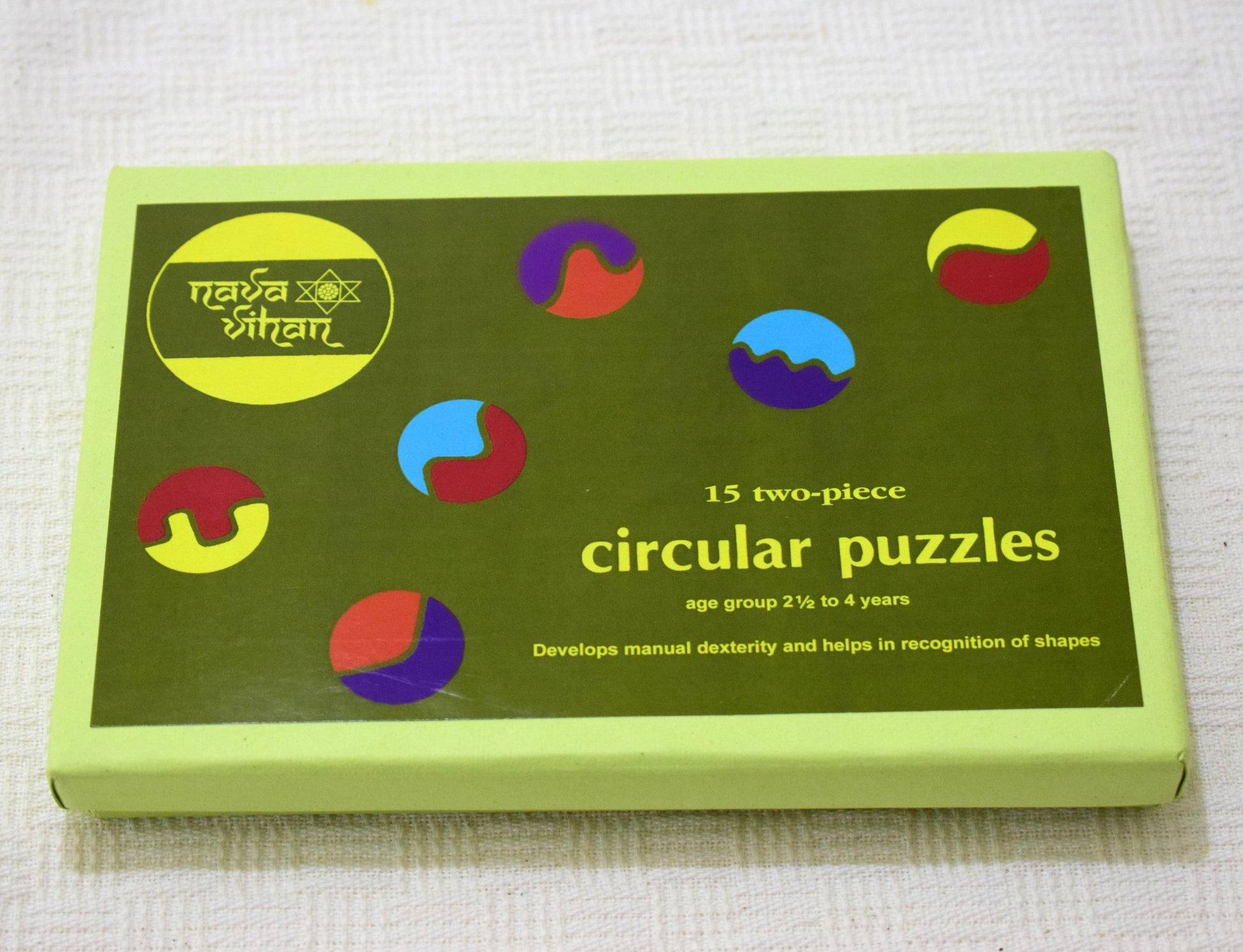 circular puzzles, childrens activity games