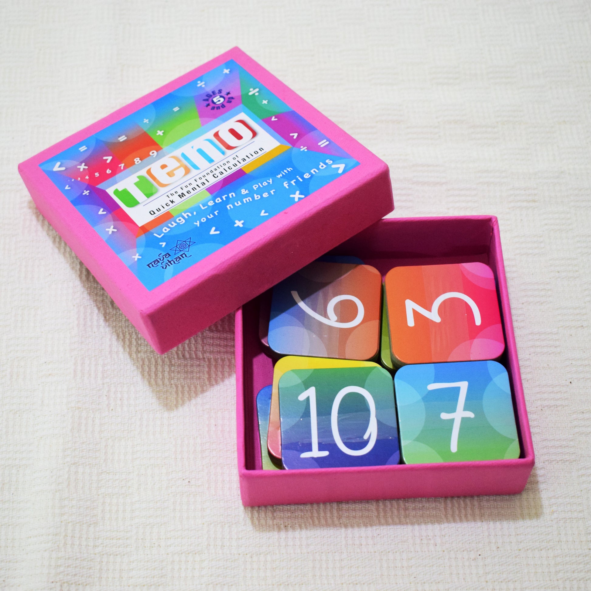 teno quick mathematical calculation childrens game box opened