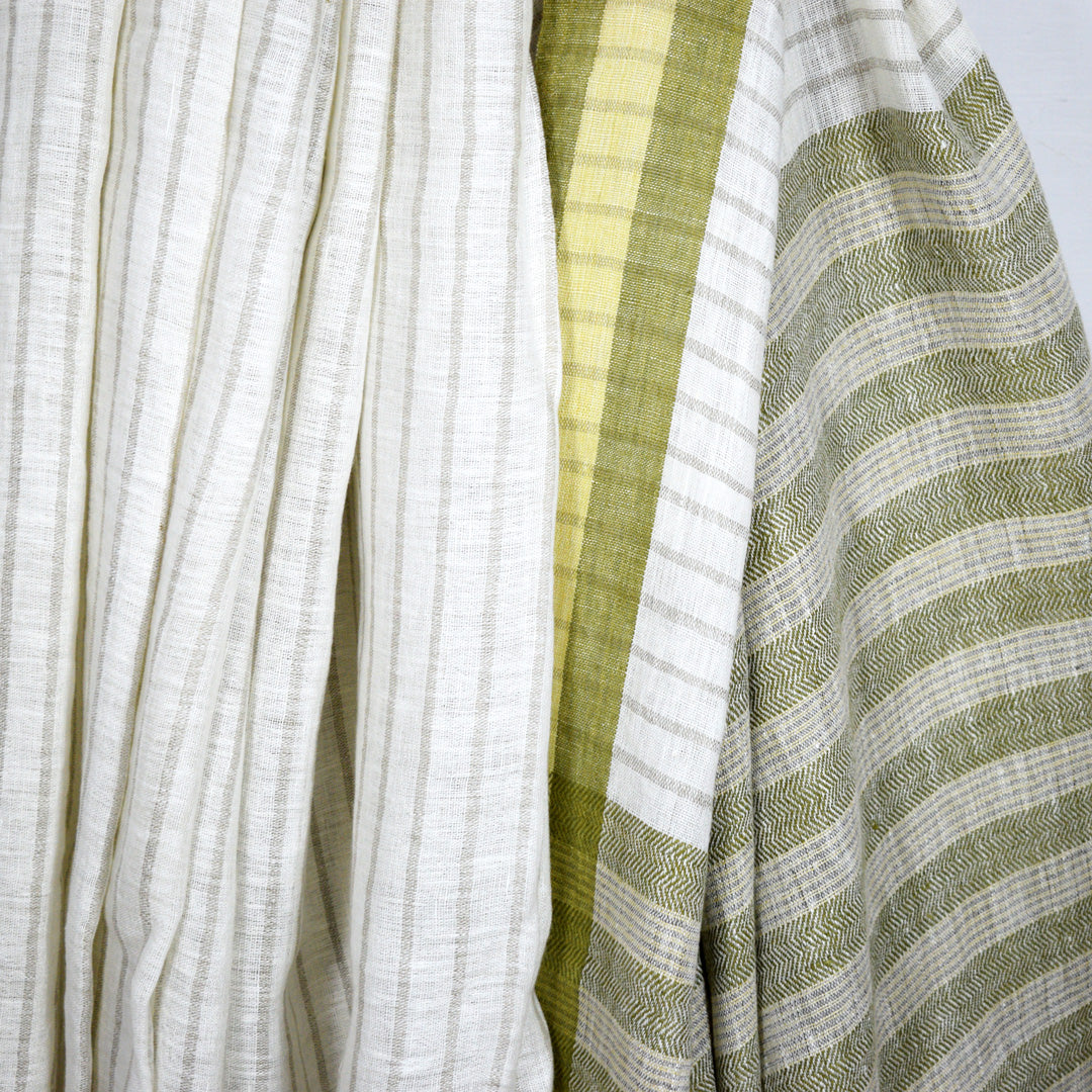 soft-and-beautiful-stripe-pattern-with-green-and-yellowish-color-boarder-with-grey-pallu-enhance-your-rich-in-aura-store-pondicherry