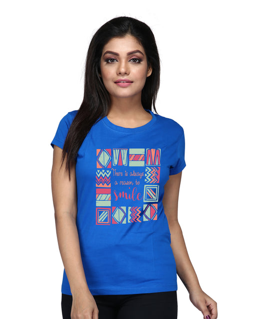 Blue Round Neck t shirt