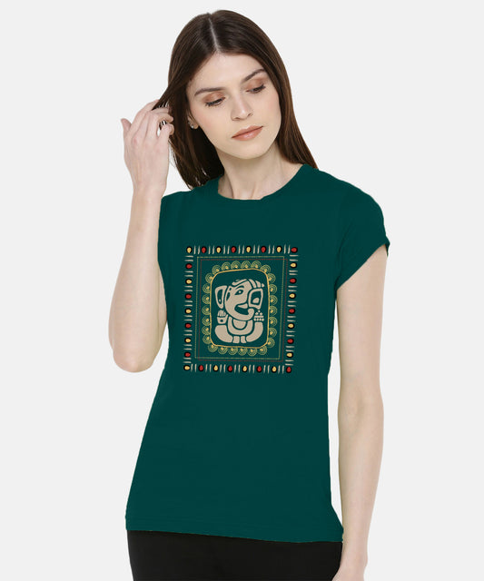 elegant-ganesha-printed-t-shirt-for-women-comfort-fit-in-aura-store-pondicherry