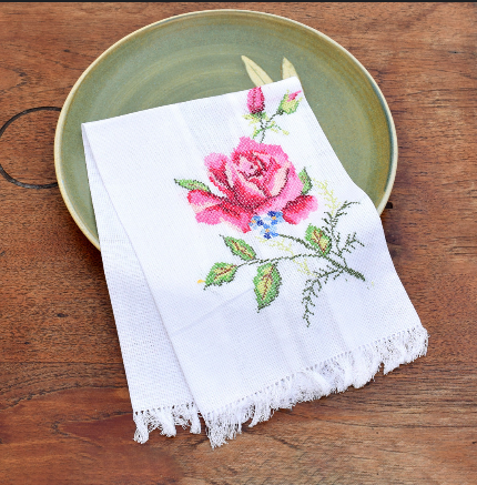 online-shopping-elegant-skin-friendly-flower-embroidery-on-a-high-quality-hand-towel-in-aura