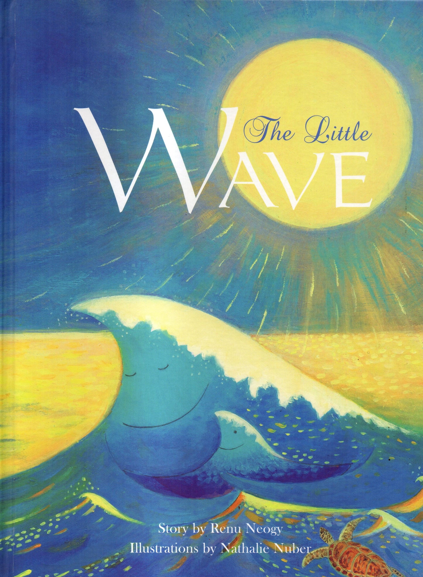 shop illustration story children's book by renu neogy and nathalie nuber - the little wave marketed by aura store