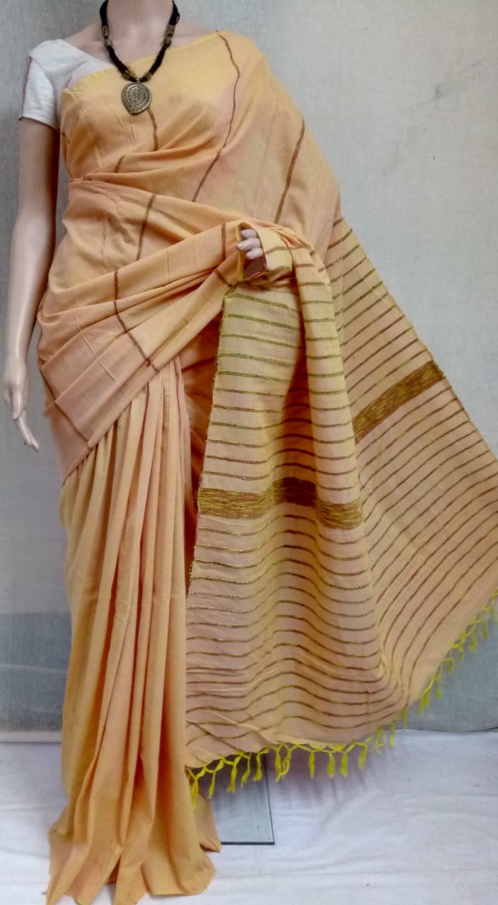 online-shopping-handloom-cotton-kesh-saree-elegant-in-aura-store-boutique-pondicherry